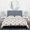 Designart 'Orange Blue and Purple Polka Dot Pattern' Geometric Bedding Set - Duvet Cover & Shams